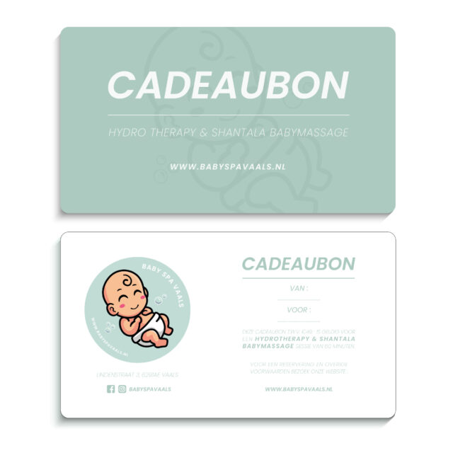 Cadeaubon Baby Spa Vaals